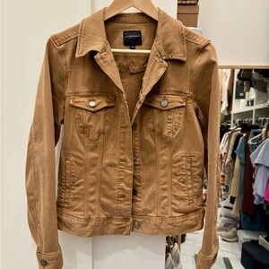Liverpool Los Angeles Tan Denim Jacket Size S